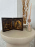 St. Francis of Assisi & Our Lady of Guadalupe wooden  folding panel - Kozak Work Shop