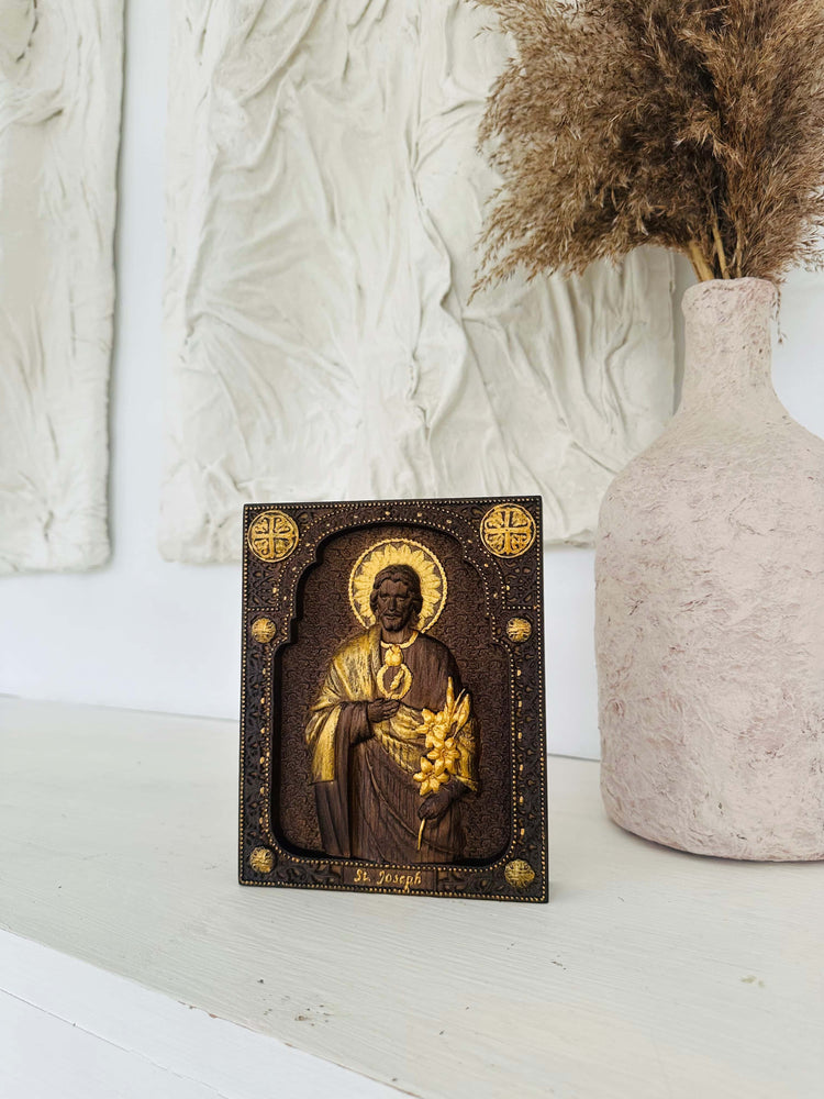 Saint Joseph with Holy Heart - Kozak Work Shop