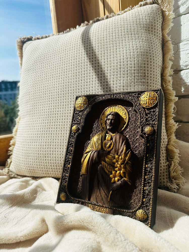 Saint Joseph with Holy Heart - Kozak Work Shop