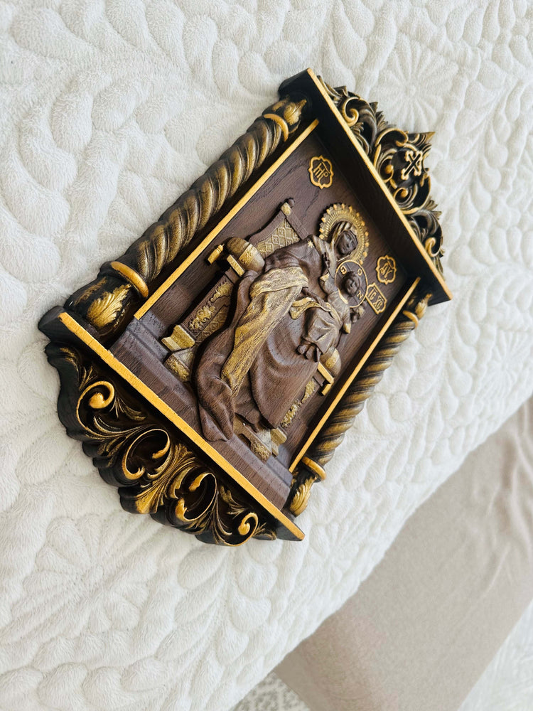 Madonna and Child on the Throne - Kozak Work Shop