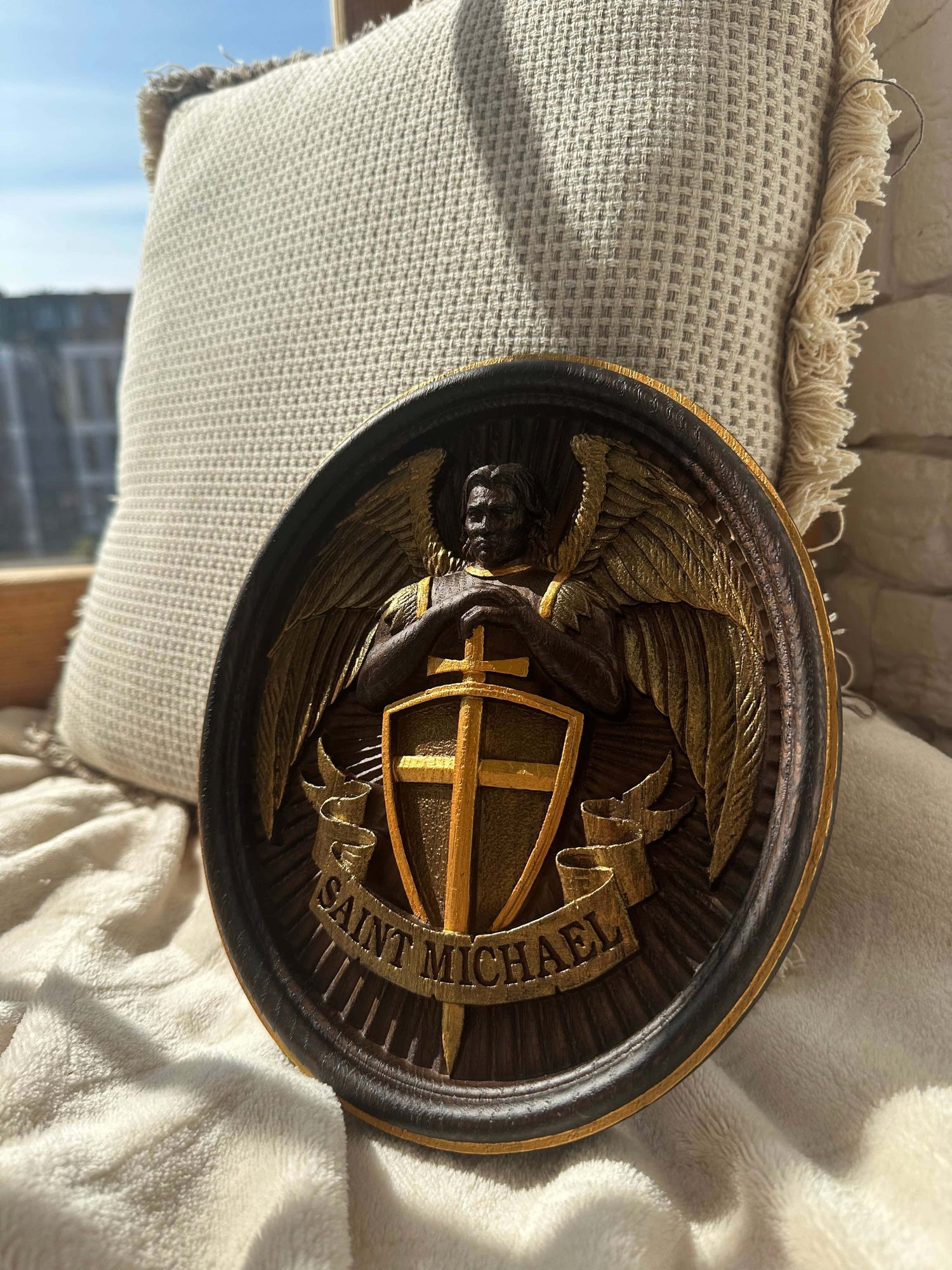 Archangel Michael the Warrior Art - Kozak Work Shop