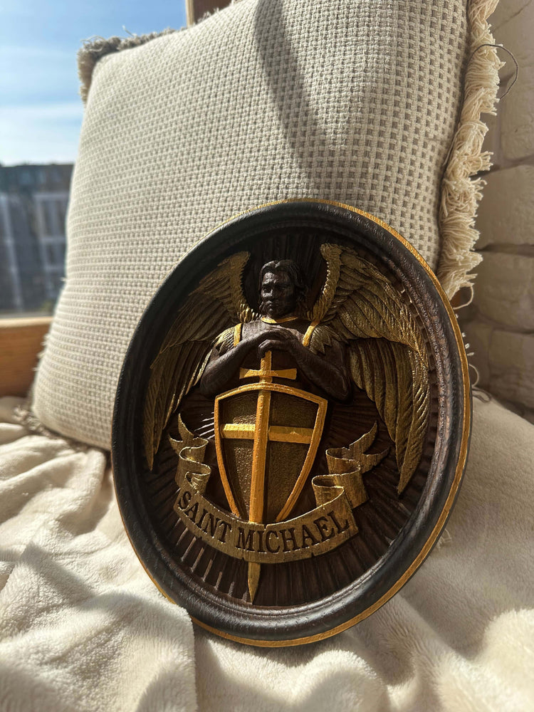 Archangel Michael the Warrior Art - Kozak Work Shop