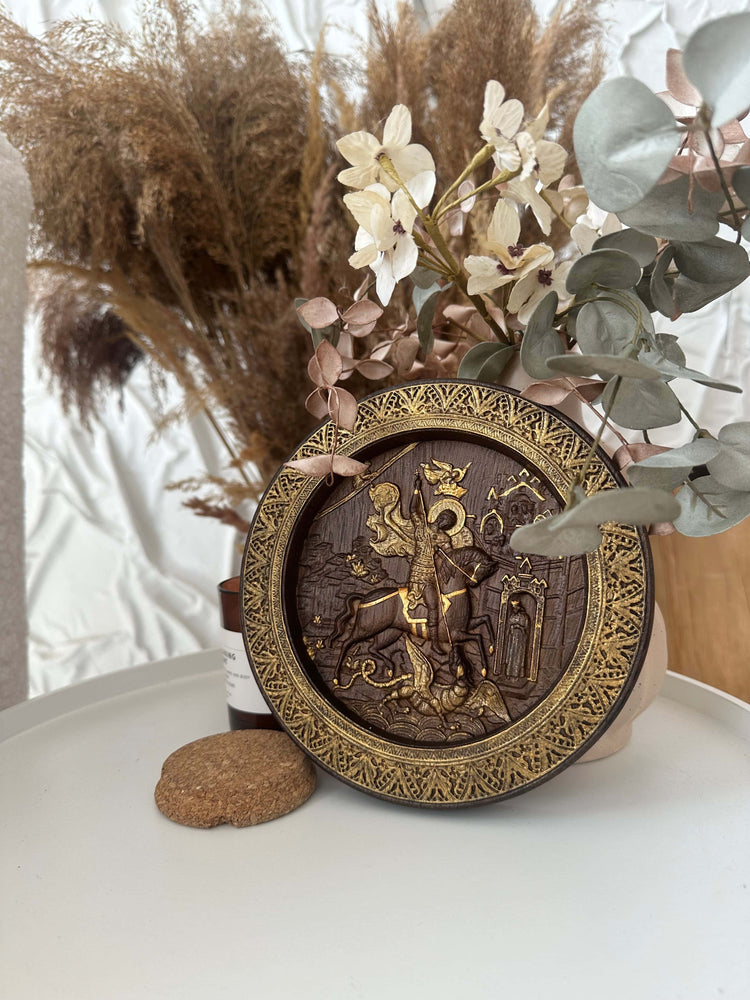 Saint George and the Dragon Round - Kozak Work Shop