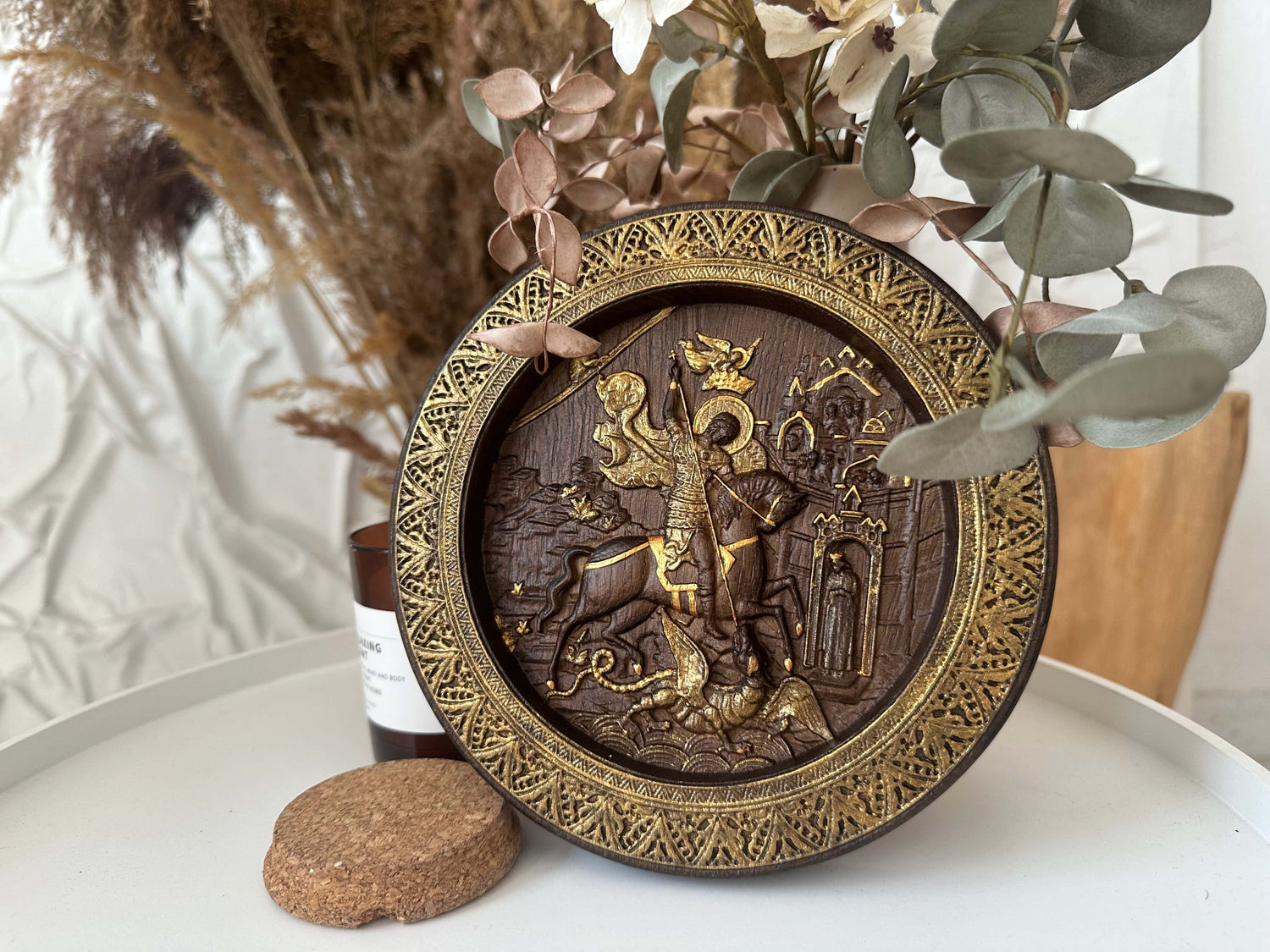 Saint George and the Dragon Round - Kozak Work Shop