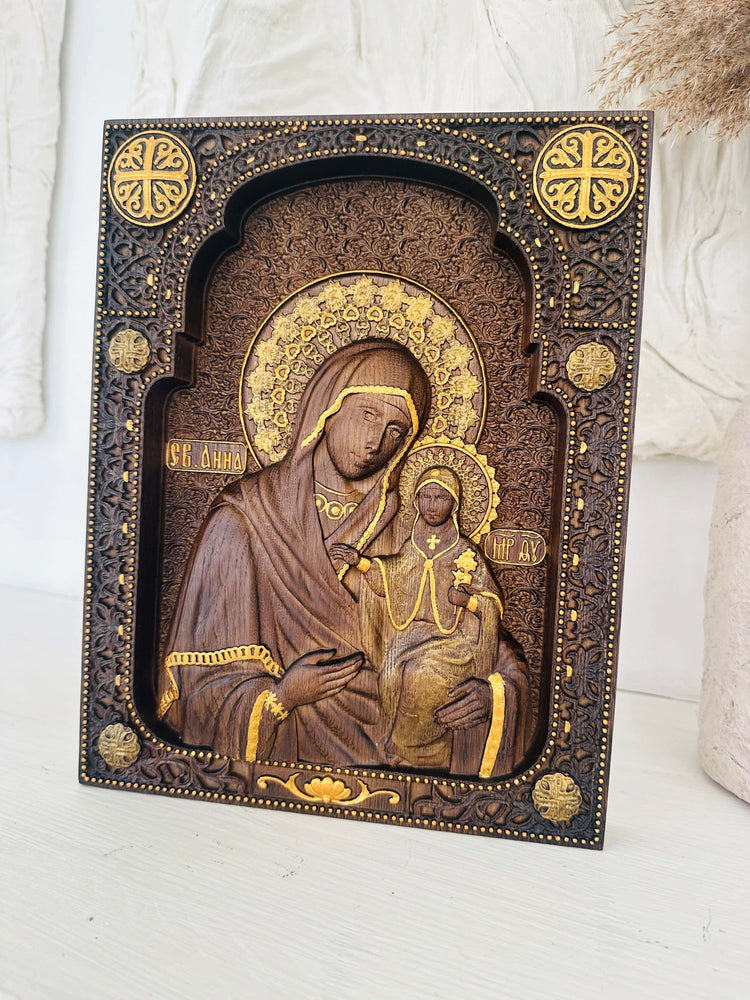 Saint Anne Mother of Virgin Mary - Kozak Work Shop