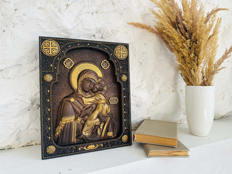Vladimir Icon of the Mother of God - Kozak Work Shop