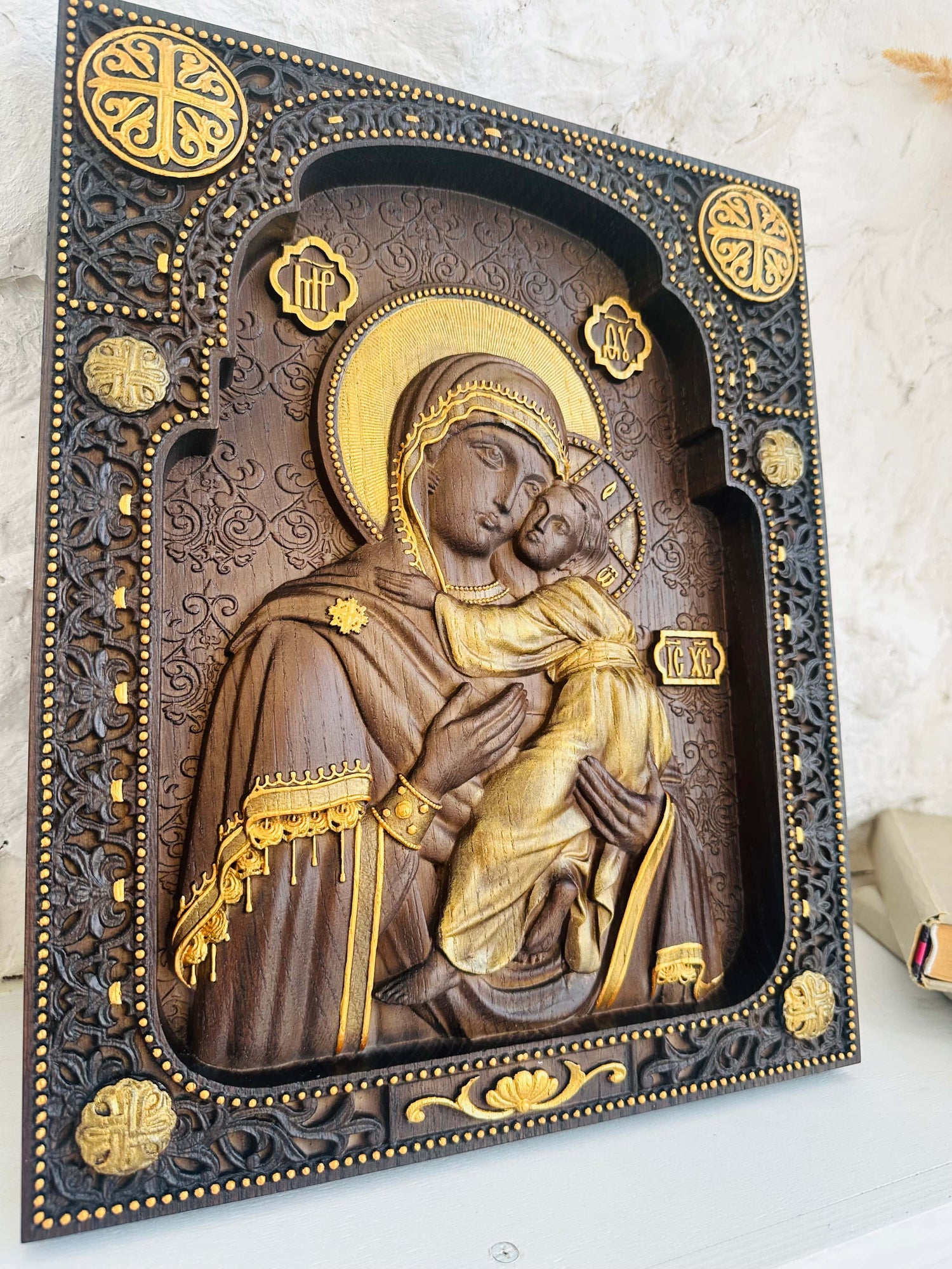 Vladimir Icon of the Mother of God - Kozak Work Shop