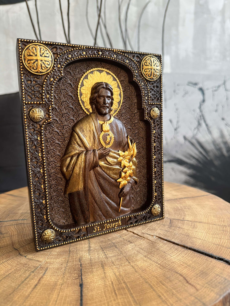 Saint Joseph with Holy Heart - Kozak Work Shop
