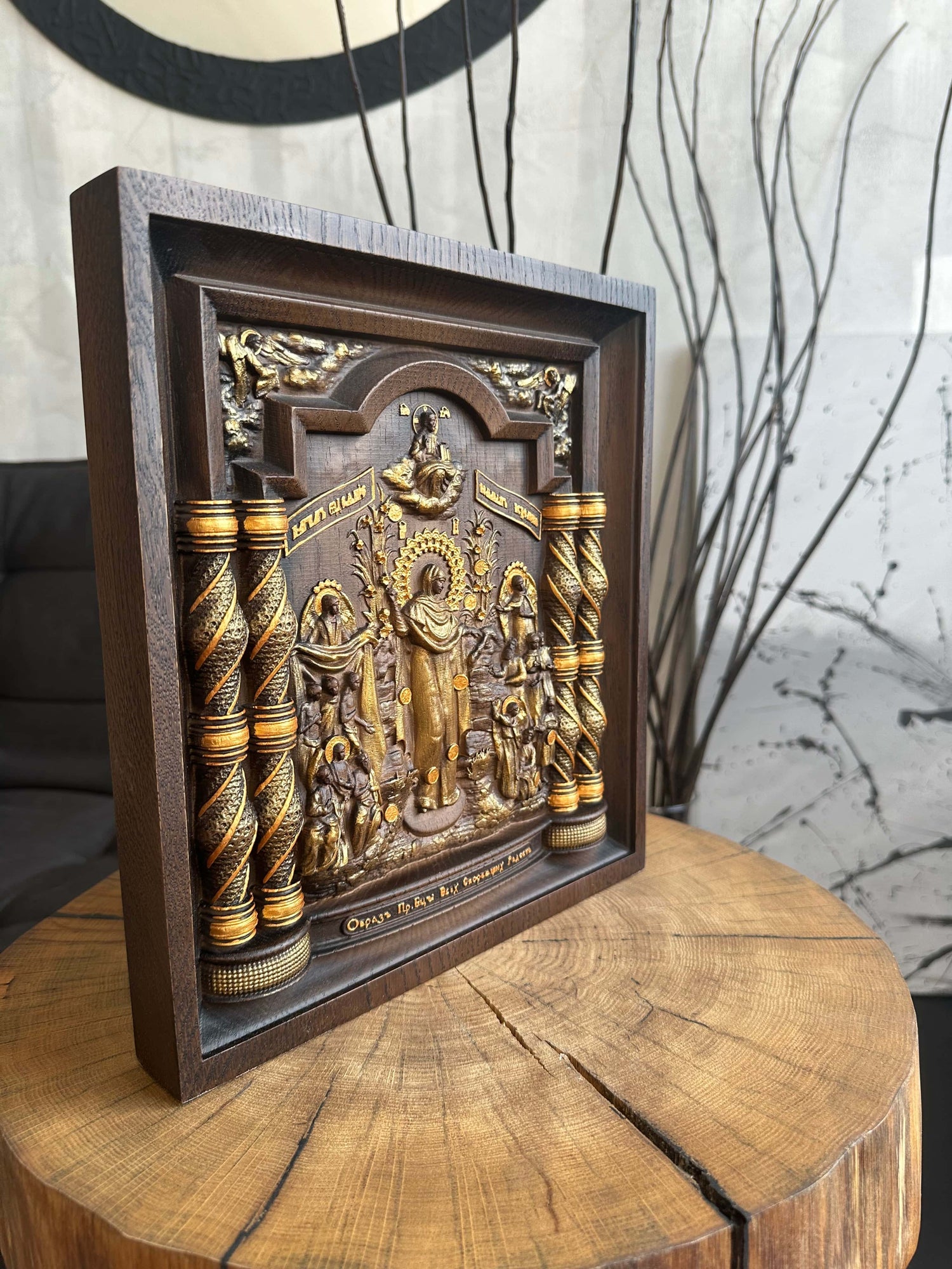 Virgin Mary Catholic Icon - Kozak Work Shop