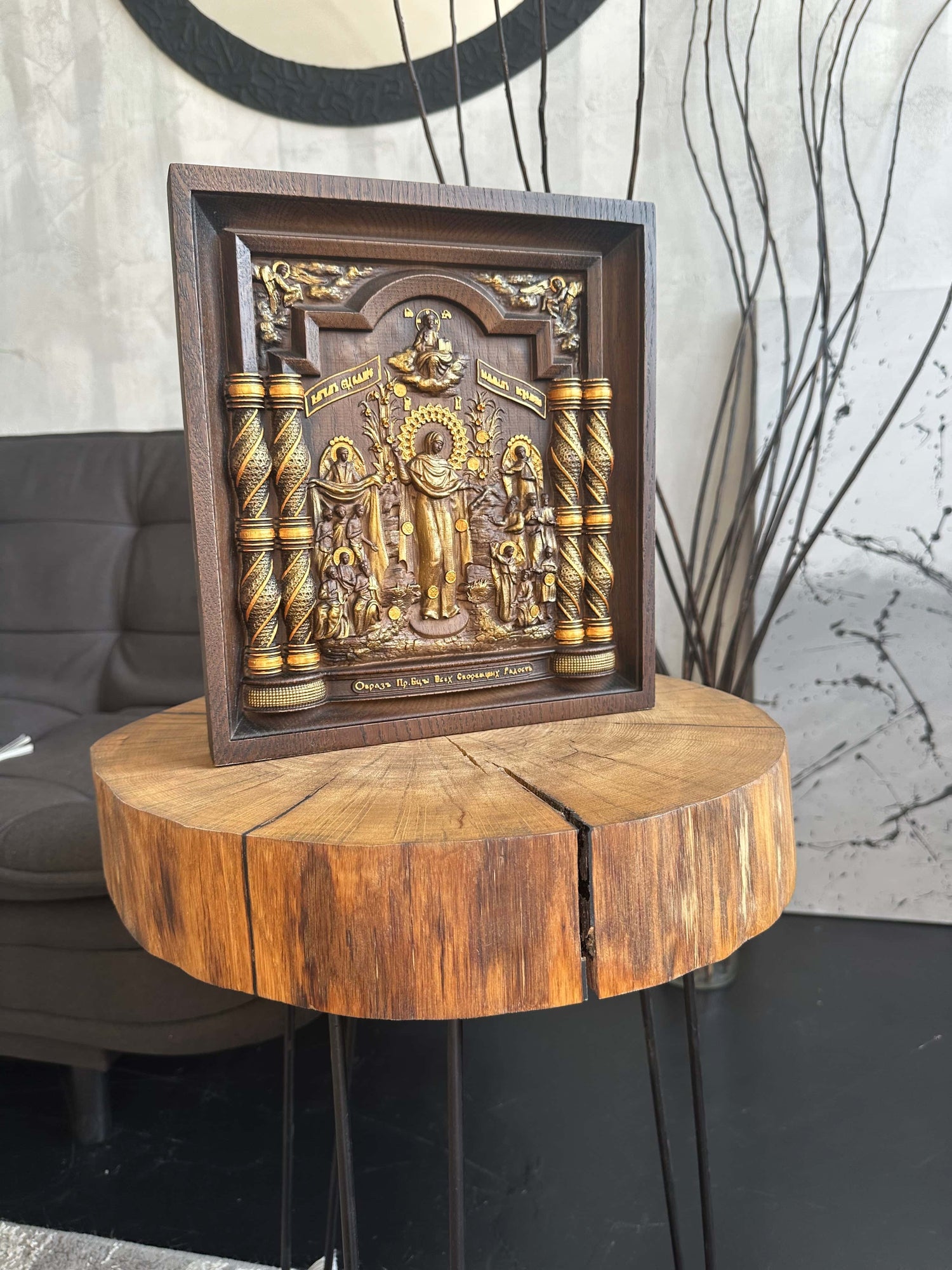 Virgin Mary Catholic Icon - Kozak Work Shop