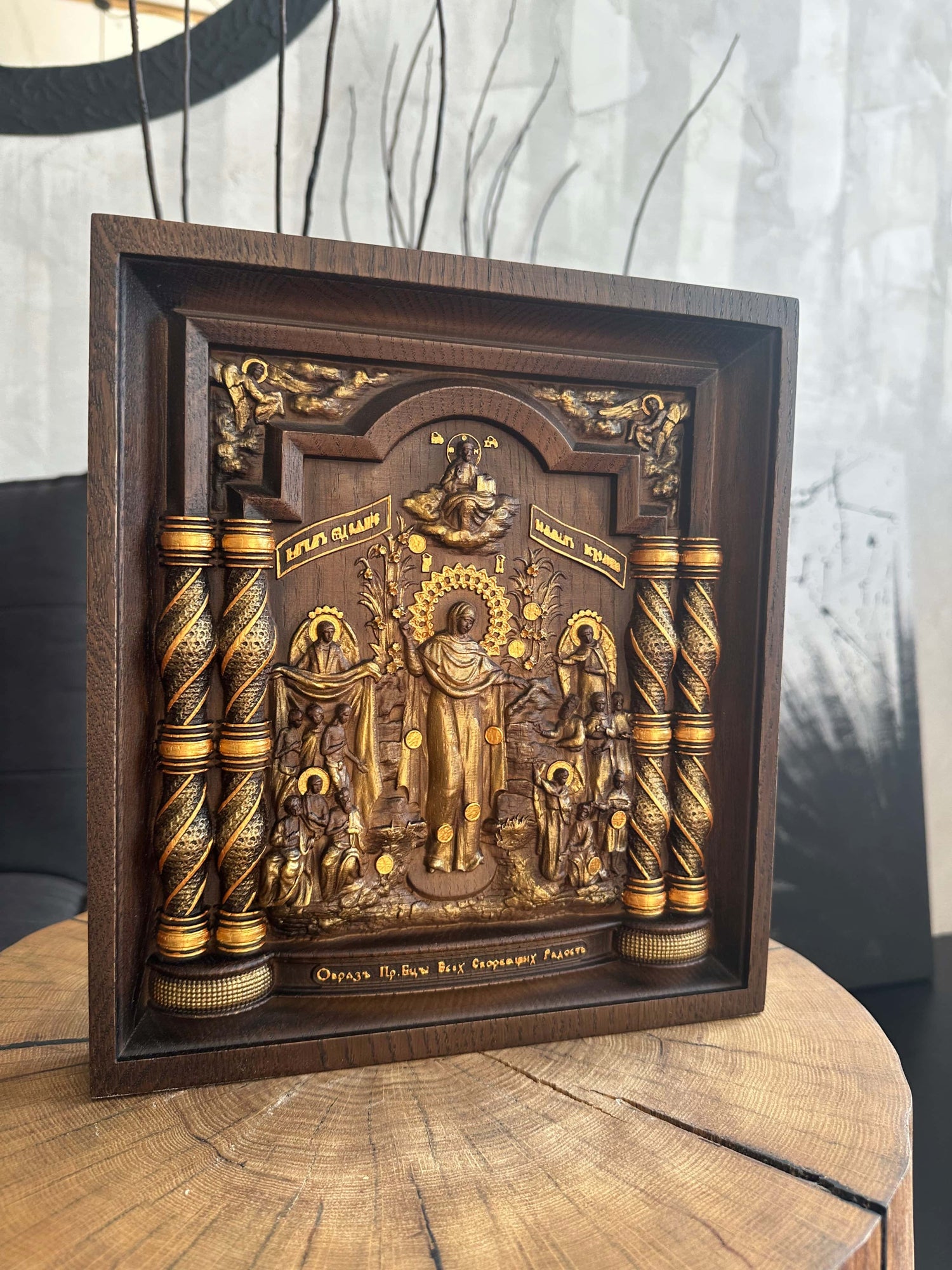 Virgin Mary Catholic Icon - Kozak Work Shop