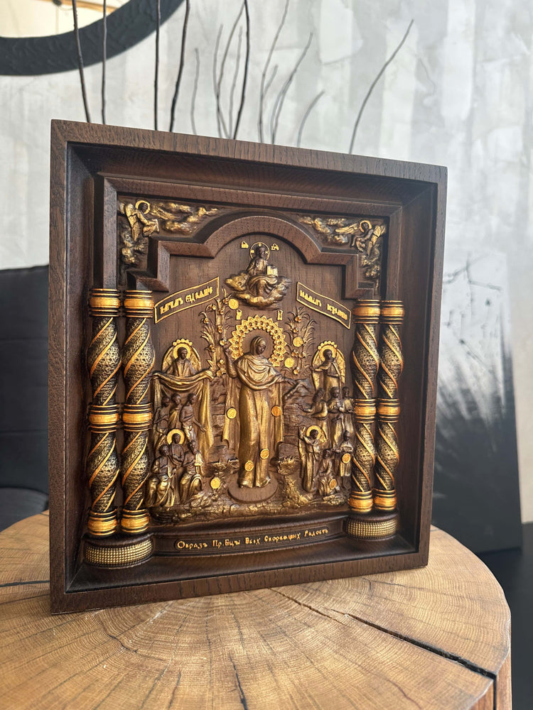 Virgin Mary Catholic Icon - Kozak Work Shop