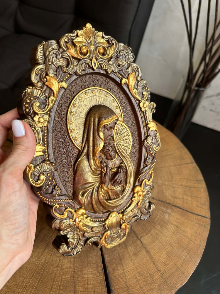 Mother Mary Orthodox Icon - Kozak Work Shop