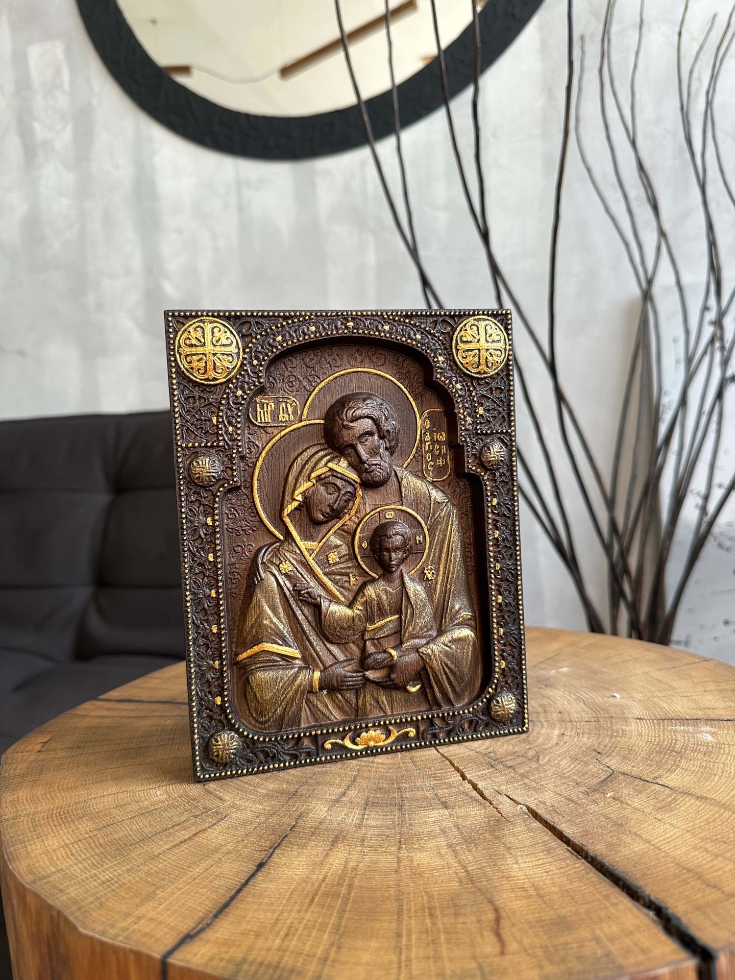 Holy Family icon - Kozak Work Shop