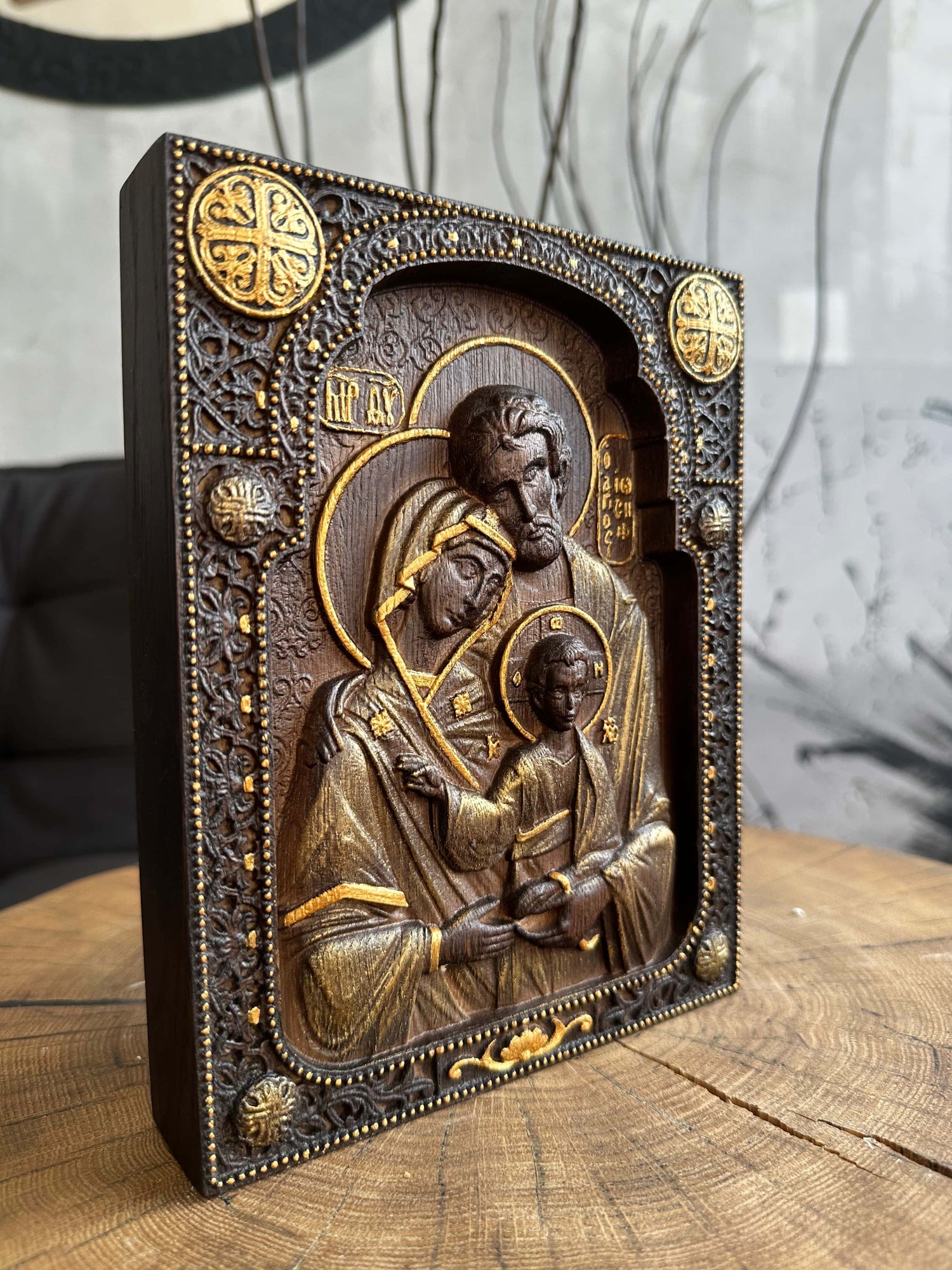 Holy Family icon - Kozak Work Shop