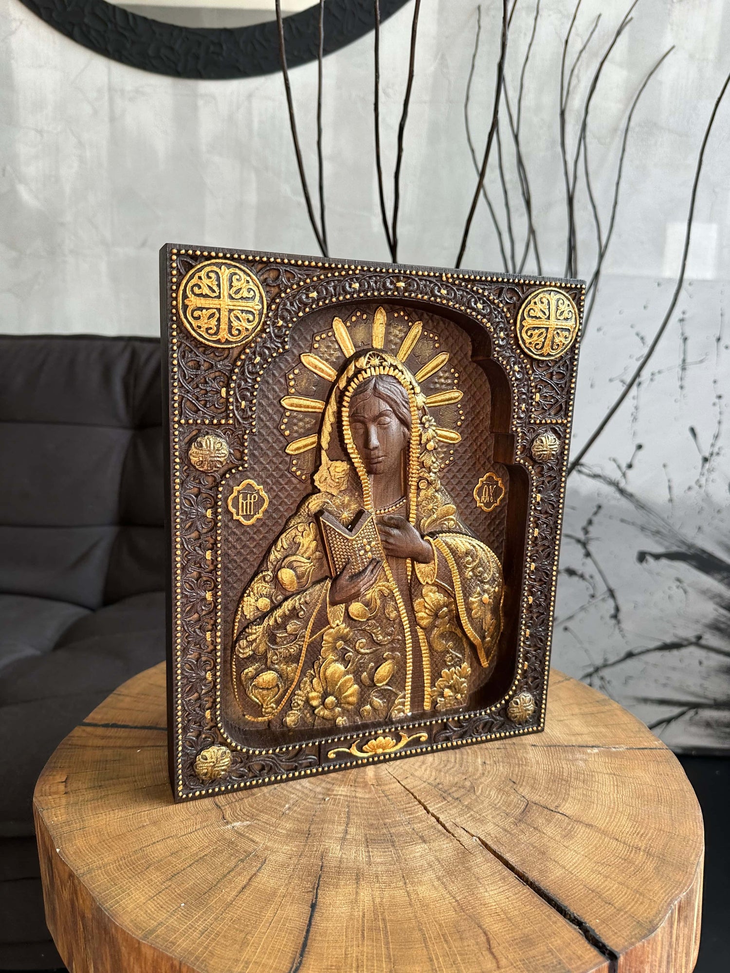 Our Lady  Orthodox Icon - Kozak Work Shop