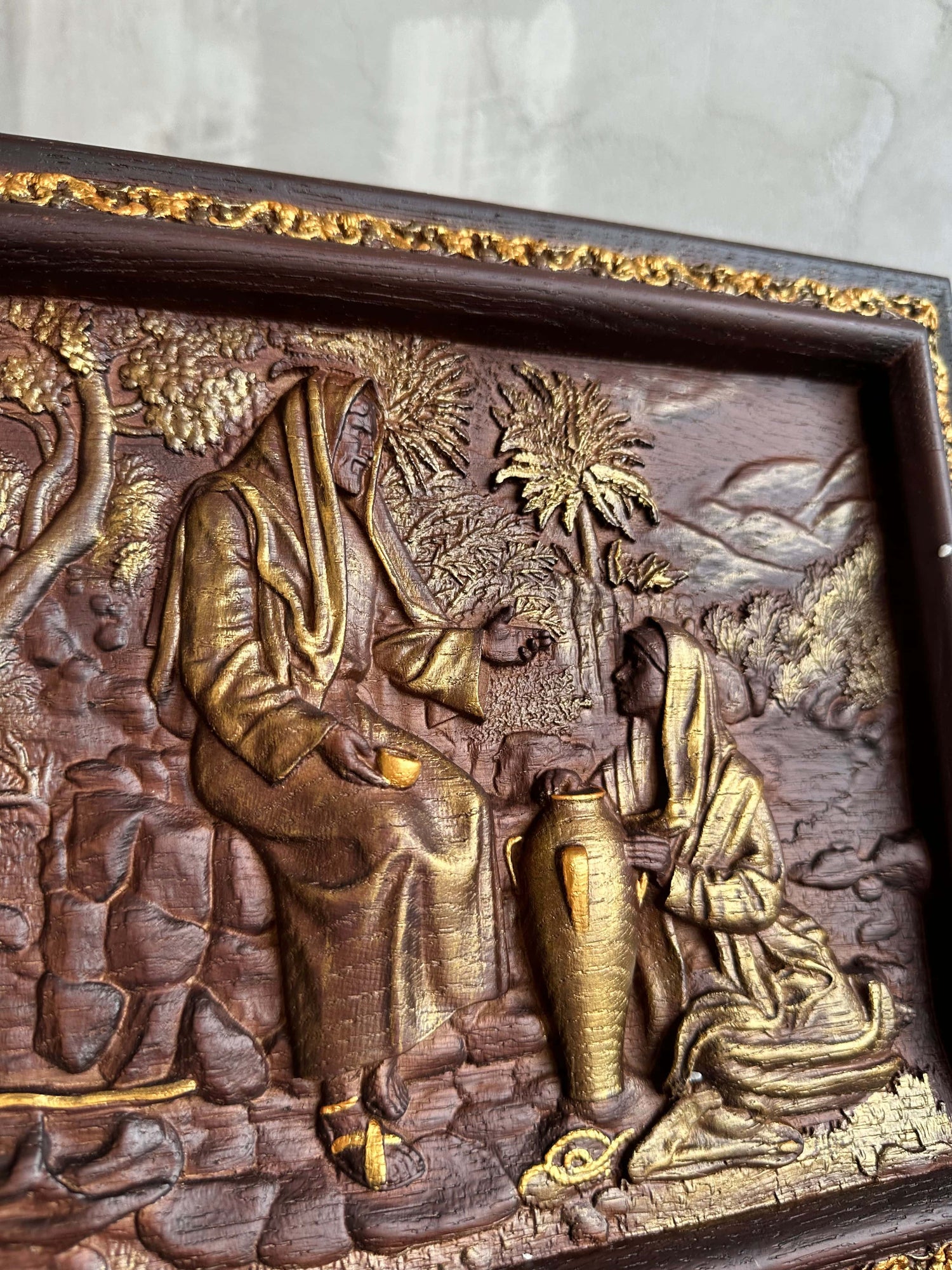 Jesus Testifies to the Samaritan Woman Living Water - Kozak Work Shop