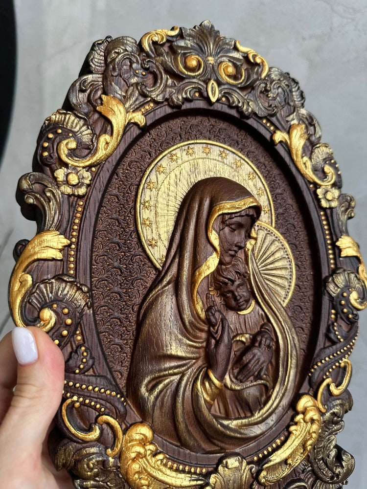 Mother Mary Orthodox Icon - Kozak Work Shop