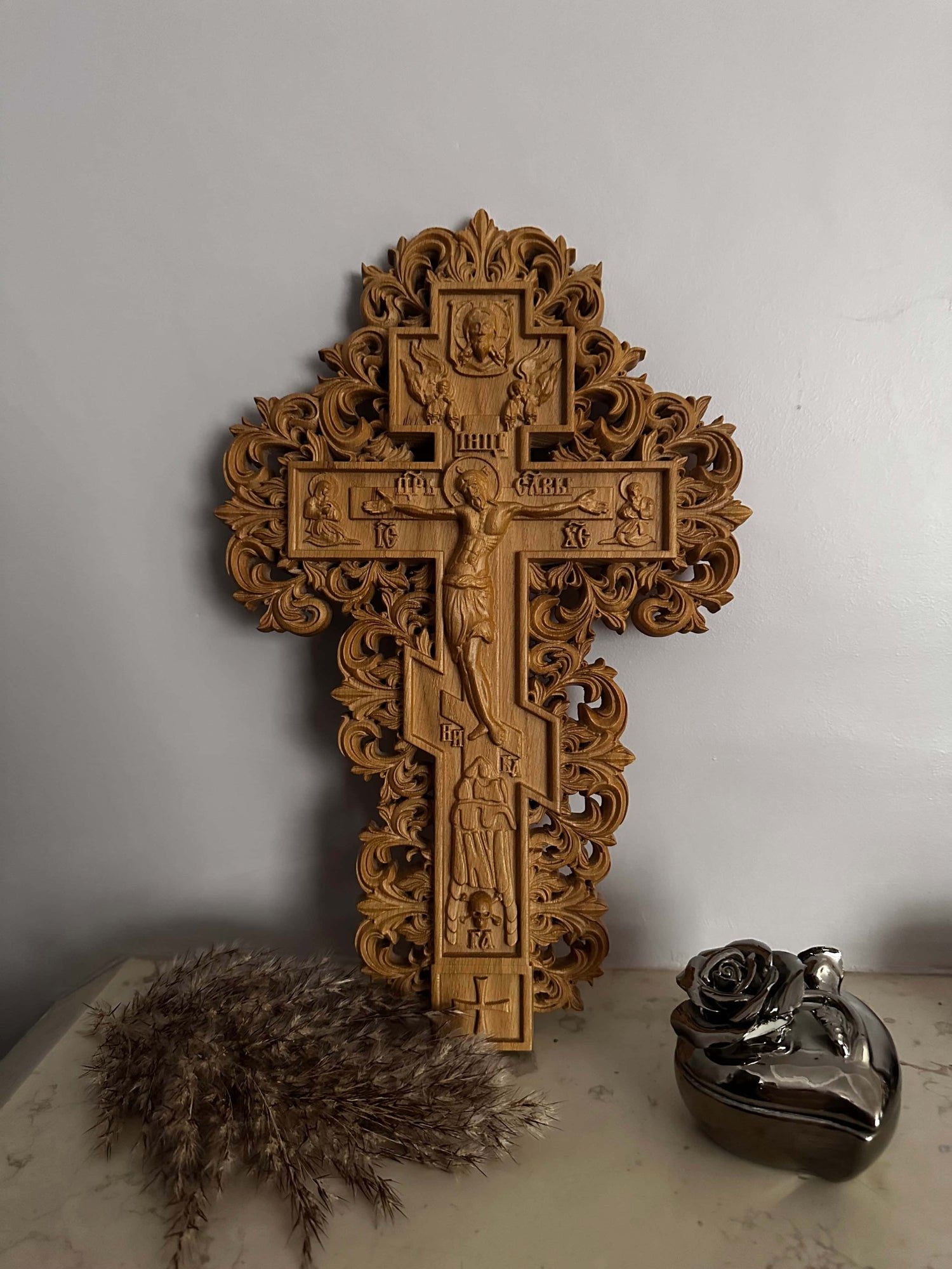 Catholic Wooden Crucifix - Kozak Work Shop