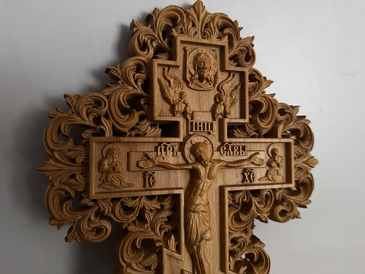 Catholic Wooden Crucifix - Kozak Work Shop