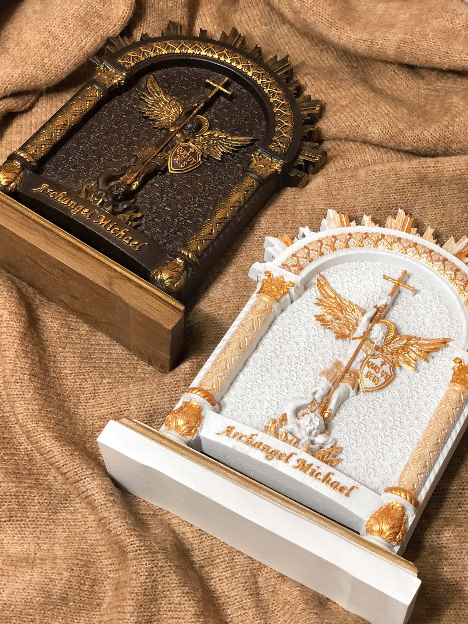 Saint Michael on the Stand - Kozak Work Shop
