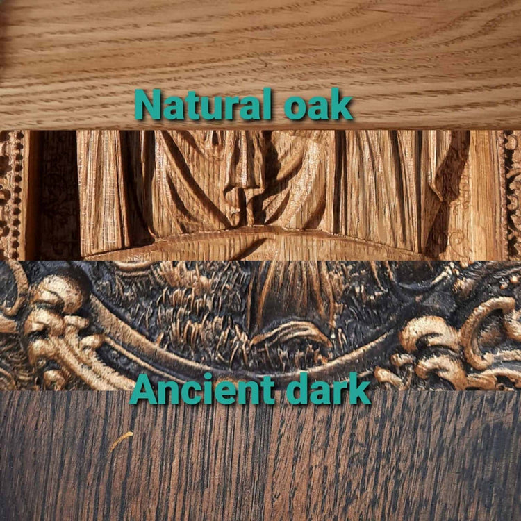 Small Angel of Protection Wooden 3D carving - Kozak Work Shop