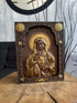 Immaculate Heart of Mary Wooden Carved Christian Sculpture Wall Hanging Art Work gift ideas Fathers Day gift from daughter