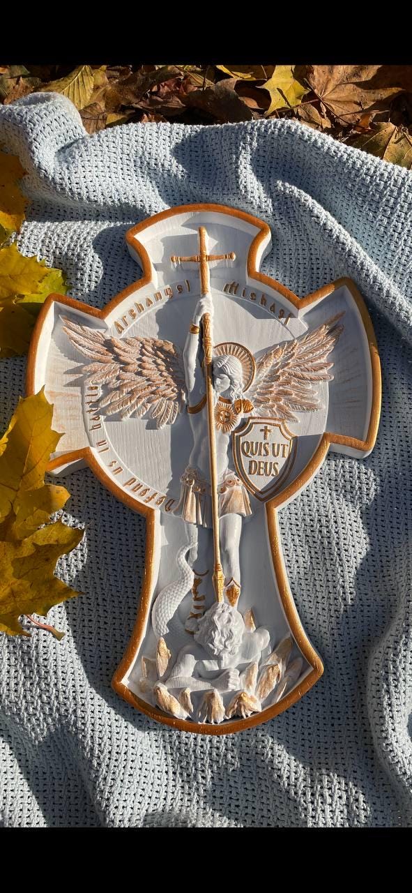 St Michael Cross White