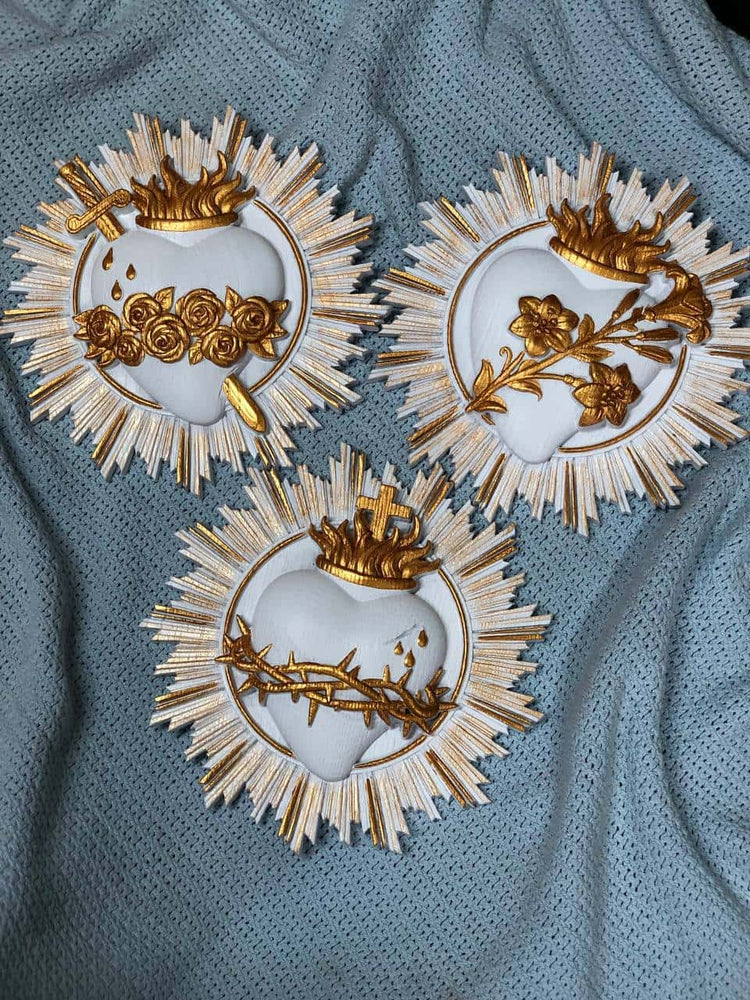 Three Sacred Hearts of the Holy Family