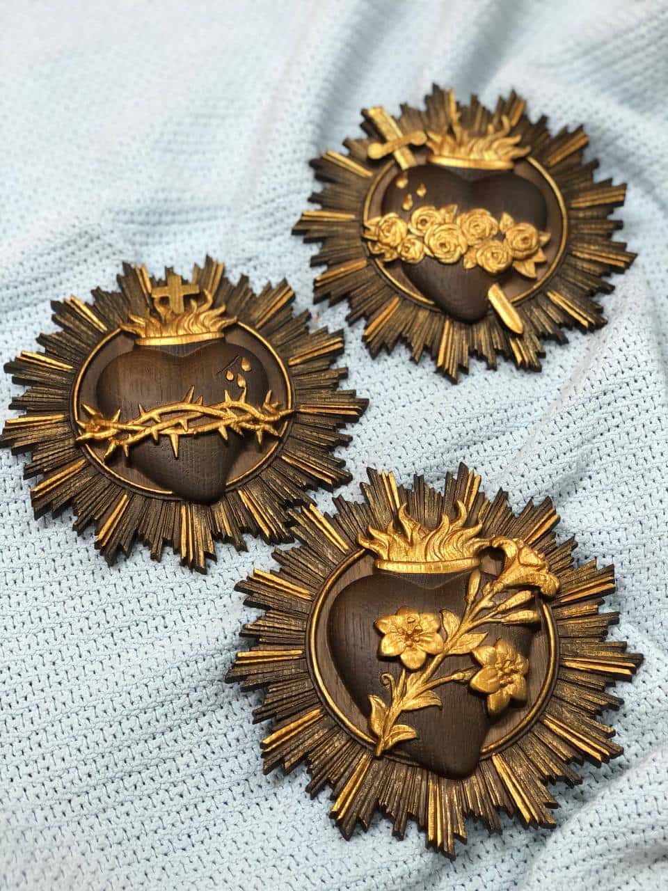 Three Sacred Hearts of the Holy Family