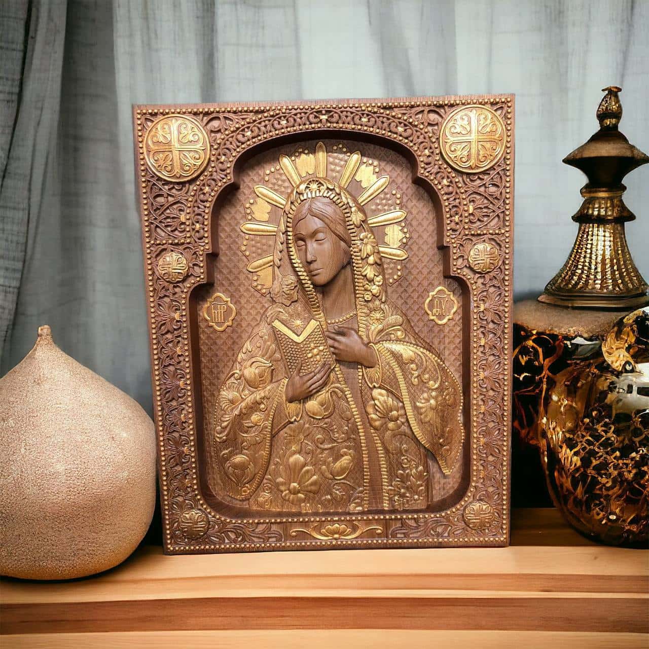 Our Lady  Orthodox Icon - Kozak Work Shop