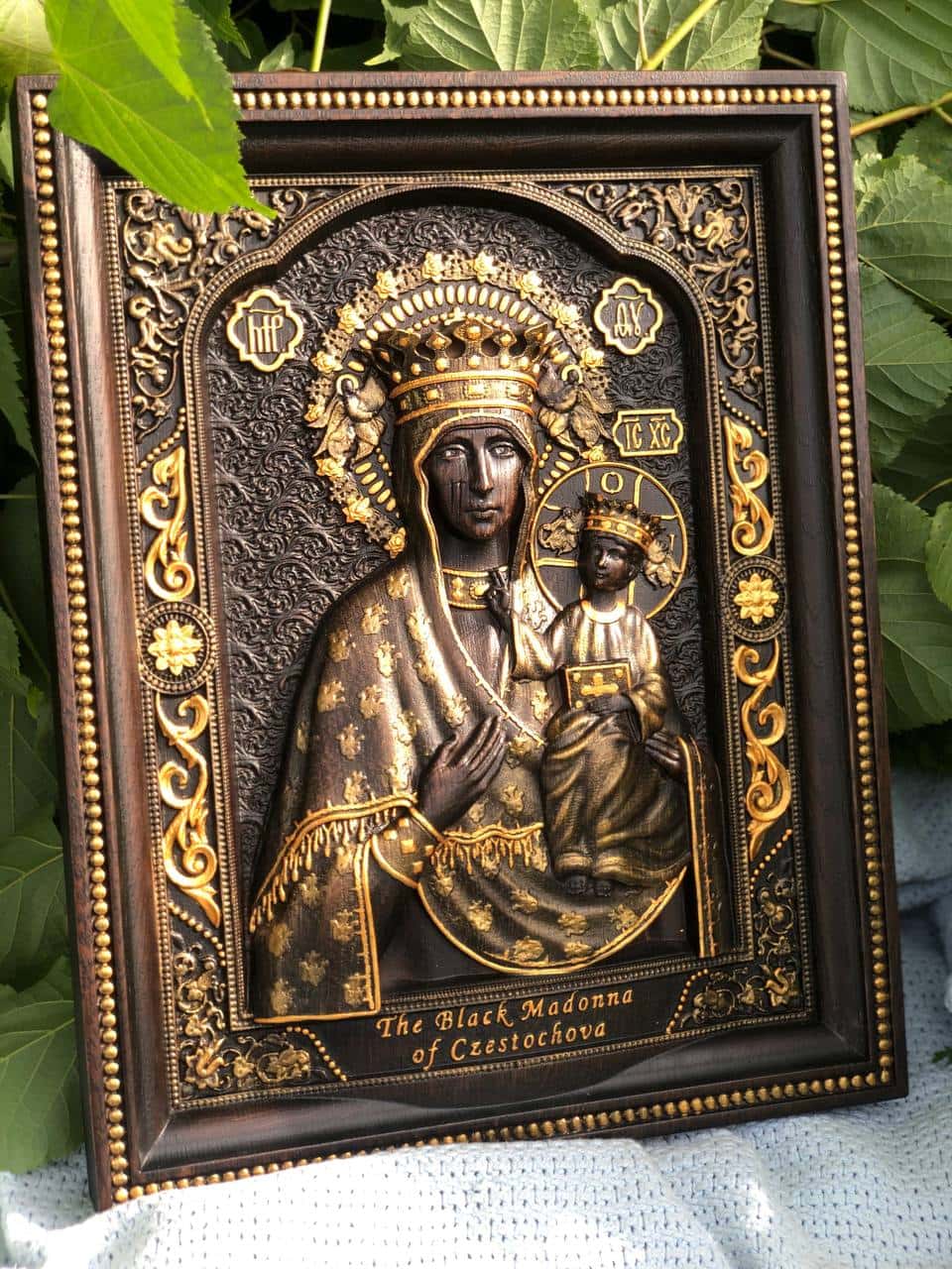 Black  Madonna Catholic Art - Kozak Work Shop