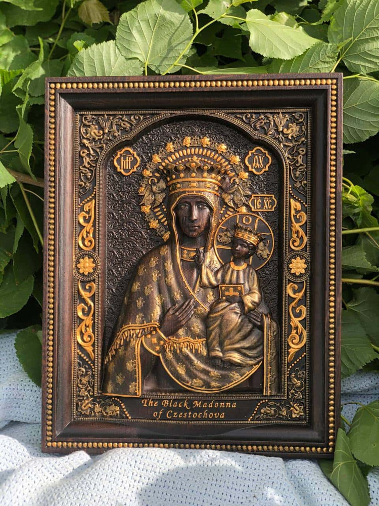 Black Madonna Catholic Art - Kozak Work Shop