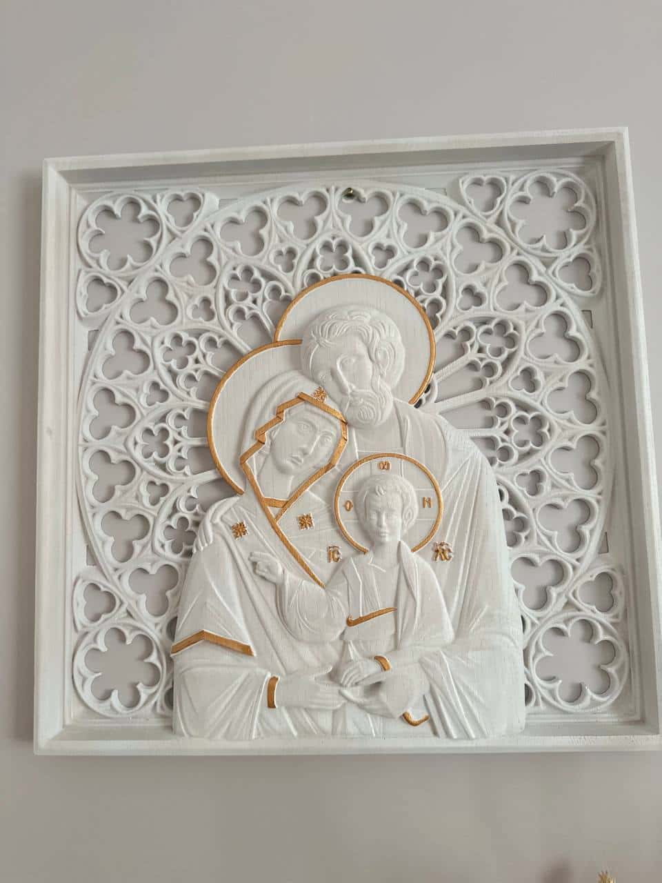 Holy Family Wooden Statue - Kozak Work Shop