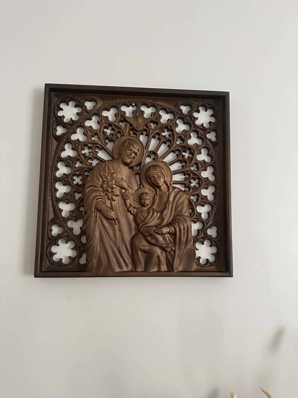 Holy Family Wooden Statue - Kozak Work Shop