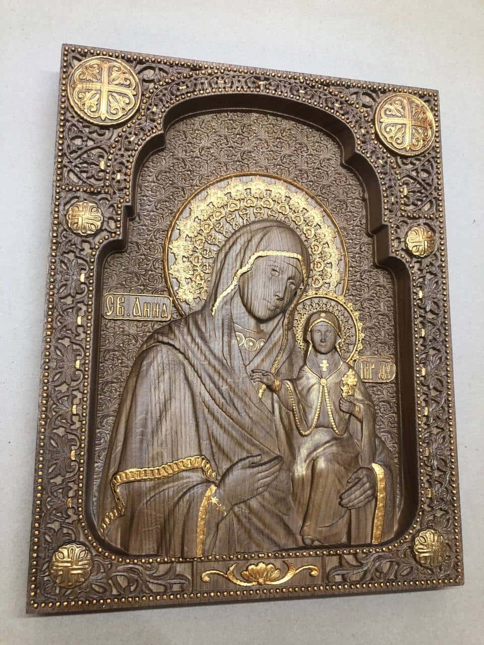 Saint Anne Mother of Virgin Mary - Kozak Work Shop