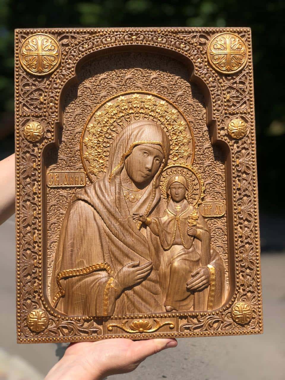 Saint Anne Mother of Virgin Mary - Kozak Work Shop