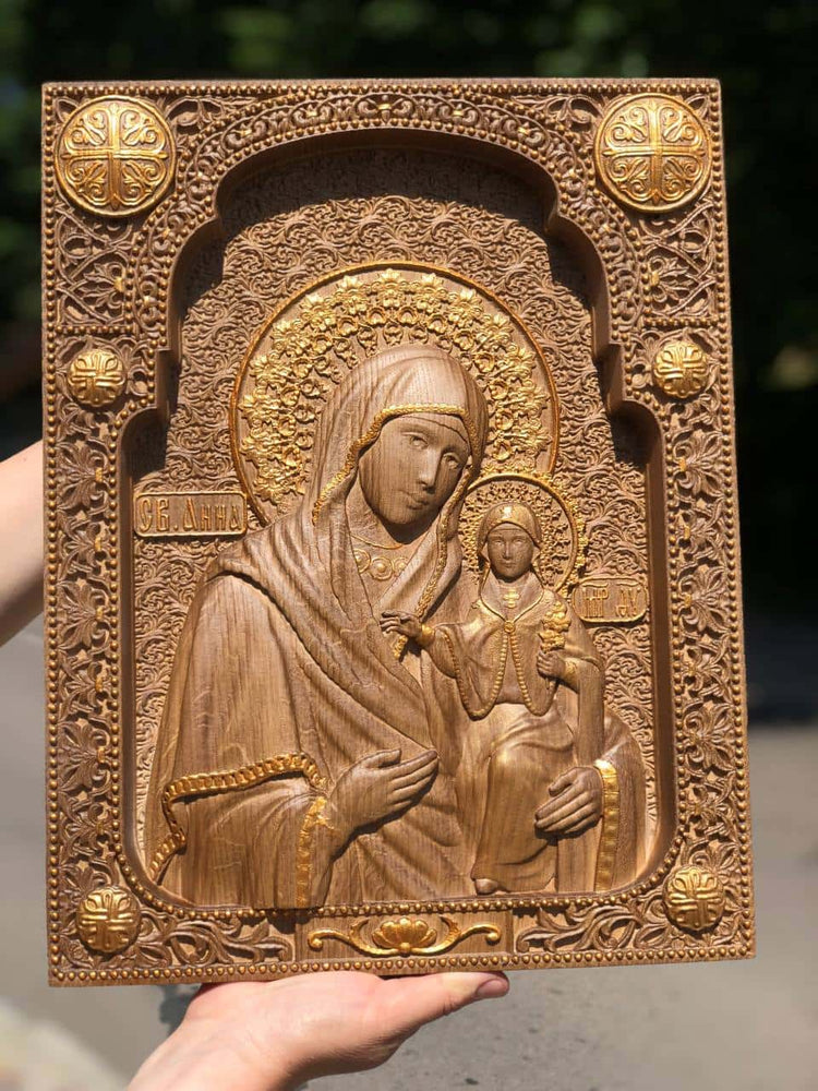 Saint Anne Mother of Virgin Mary - Kozak Work Shop