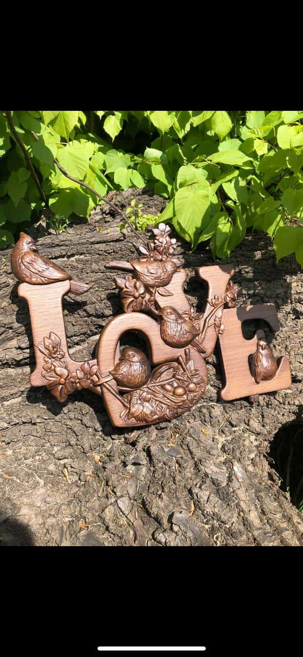 Love - Wedding decoration - Kozak Work Shop