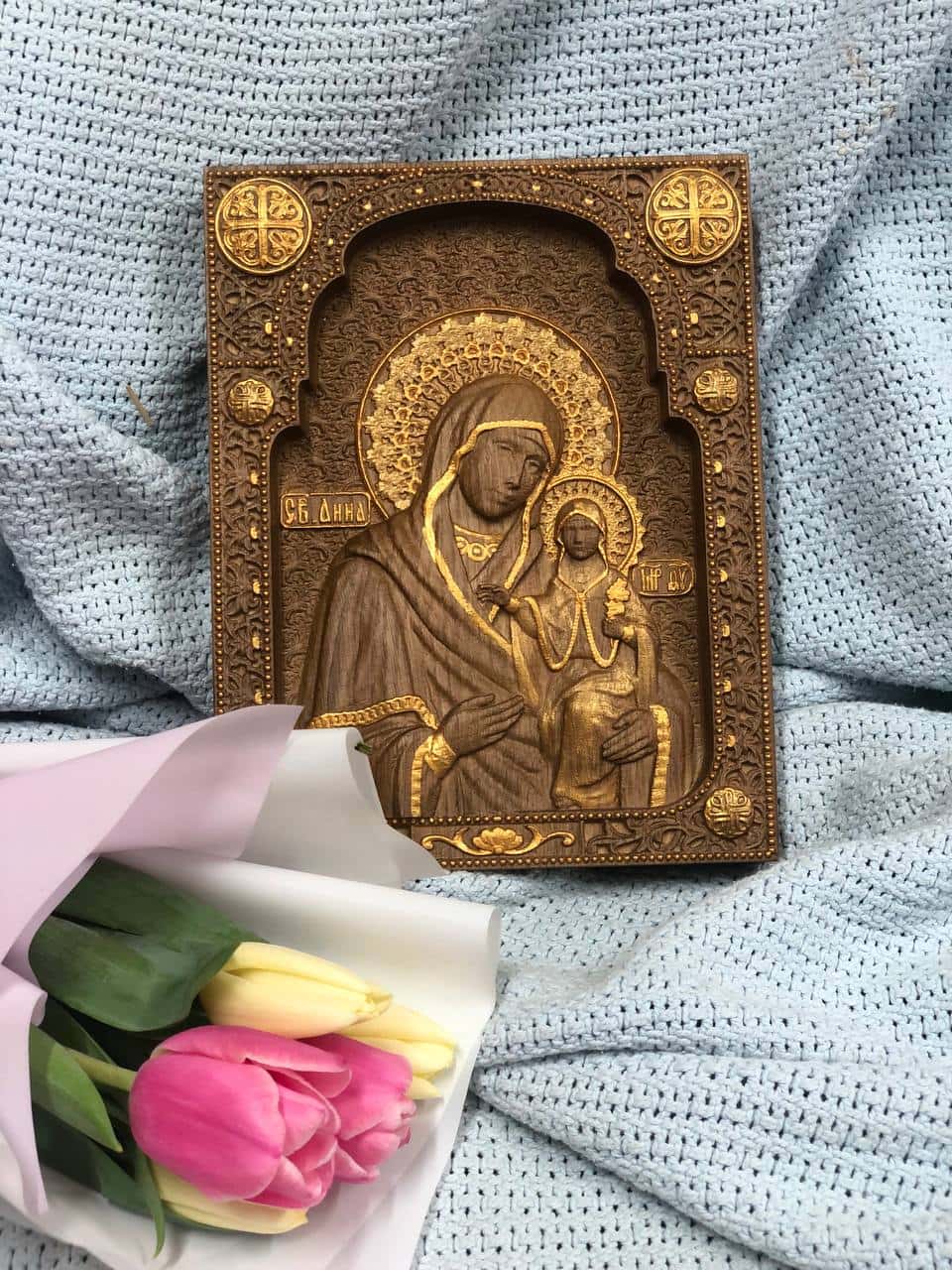 Saint Anne Mother of Virgin Mary - Kozak Work Shop