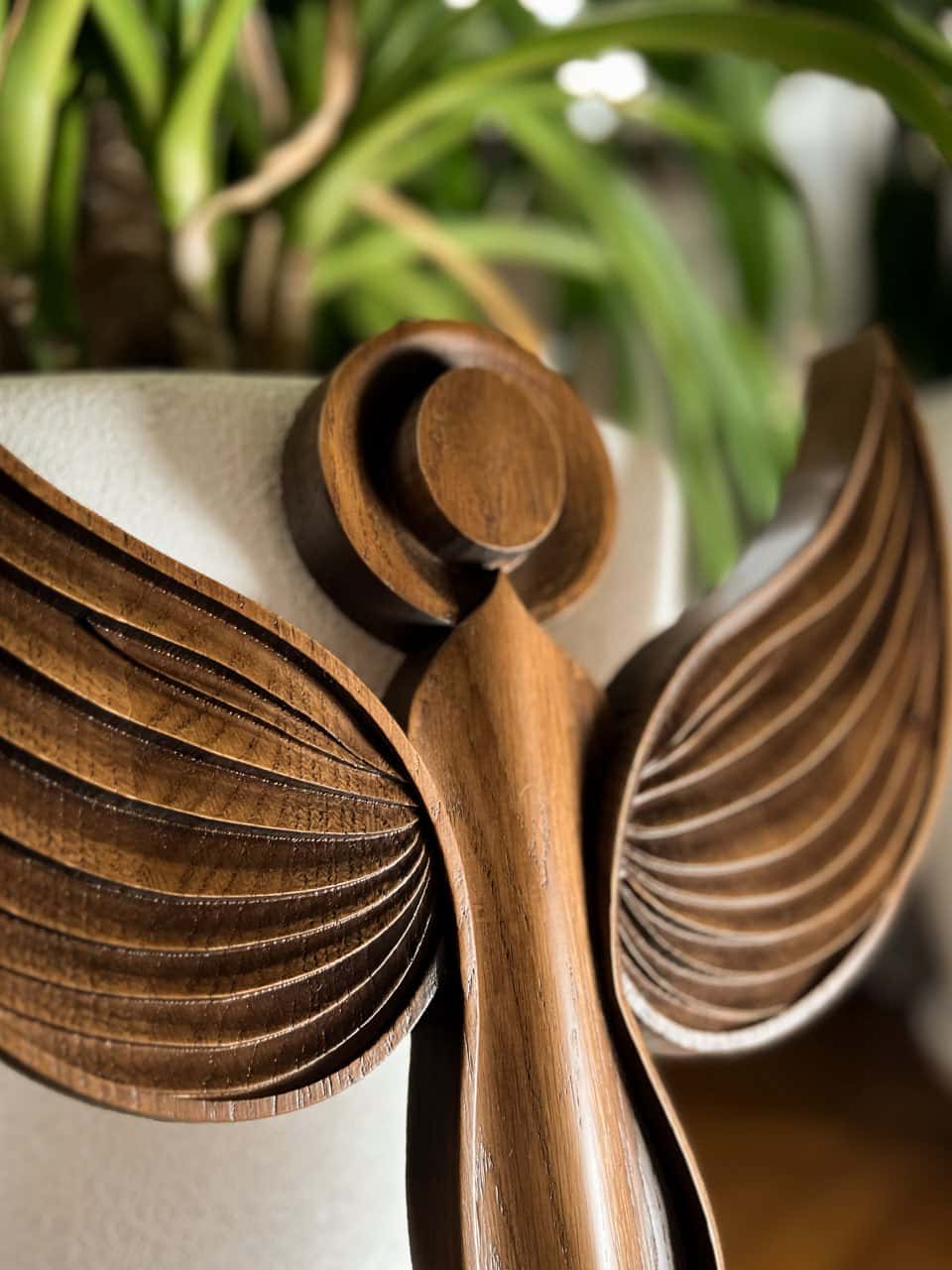 Wooden Angel Wall Art - Kozak Work Shop