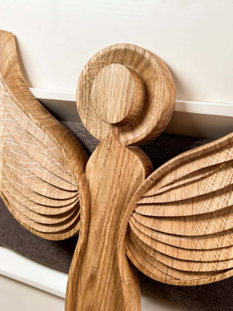 Wooden Angel Wall Art - Kozak Work Shop