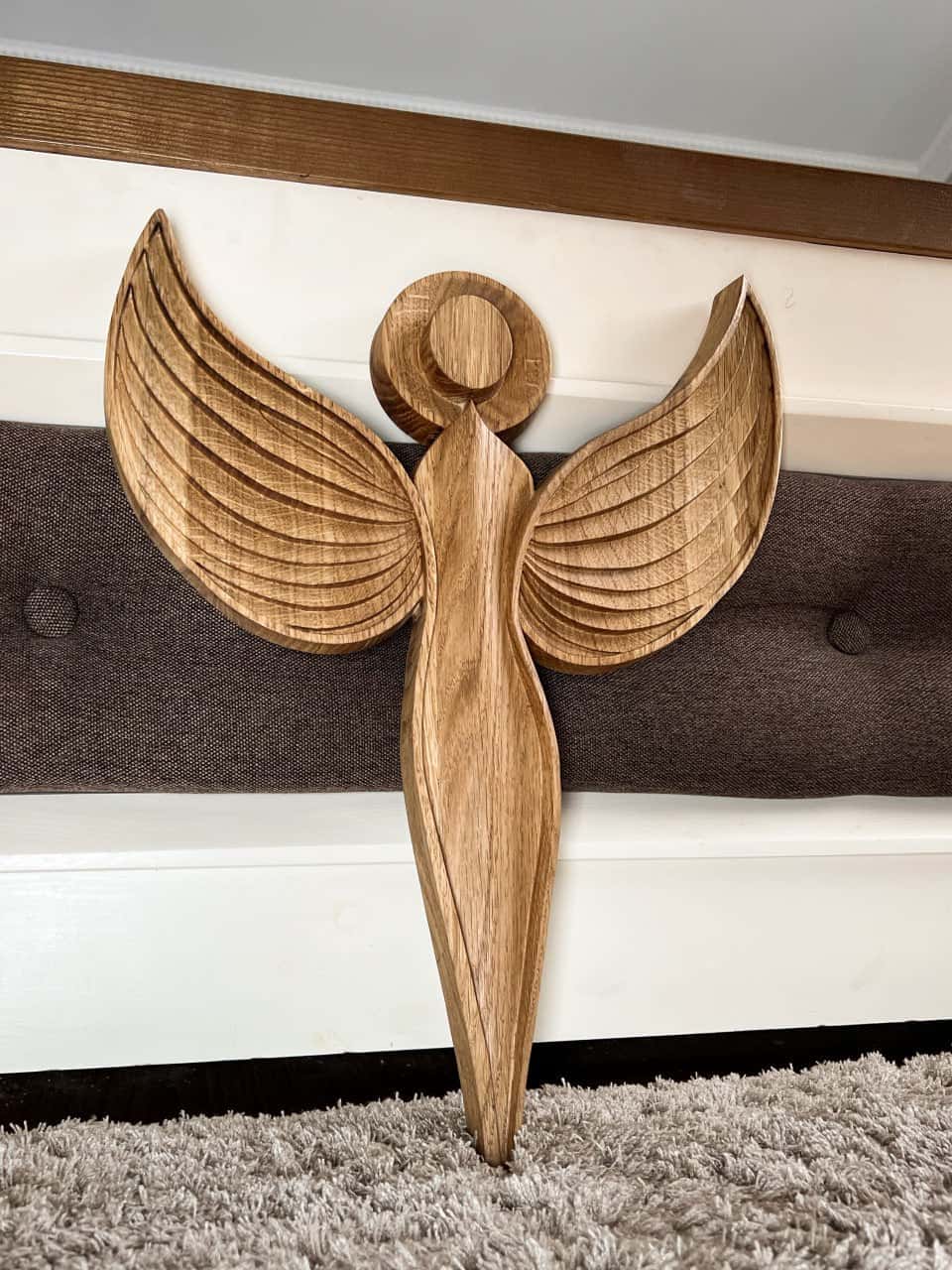 Wooden Angel Wall Art - Kozak Work Shop
