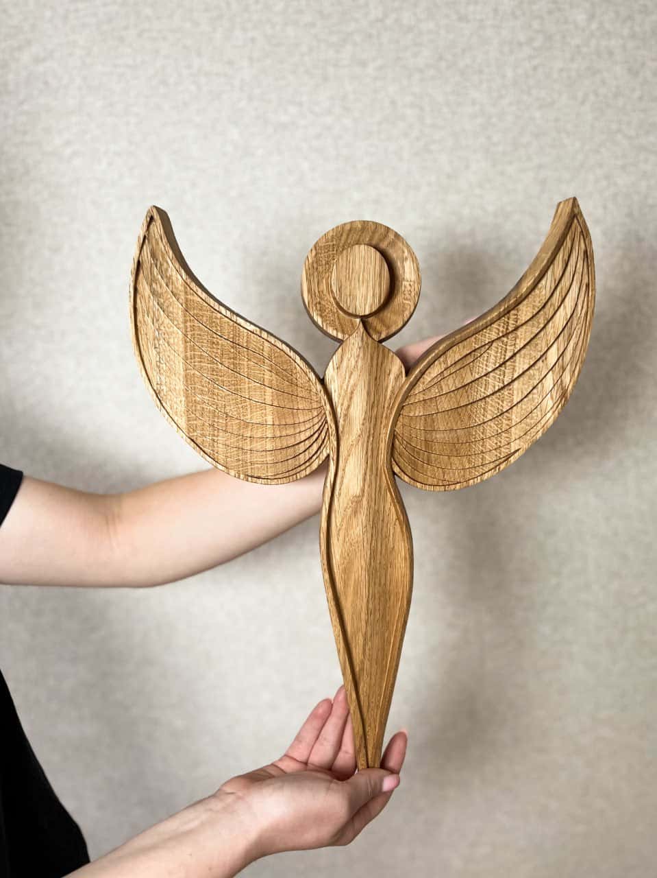 Wooden Angel Wall Art - Kozak Work Shop