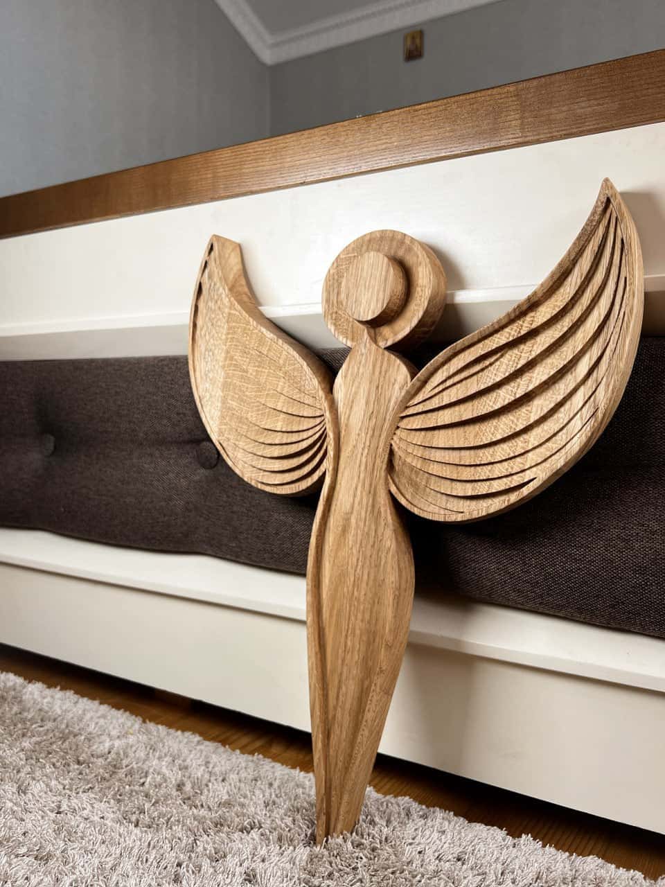 Wooden Angel Wall Art - Kozak Work Shop