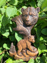 Bear Wall Wood Carved Plaque