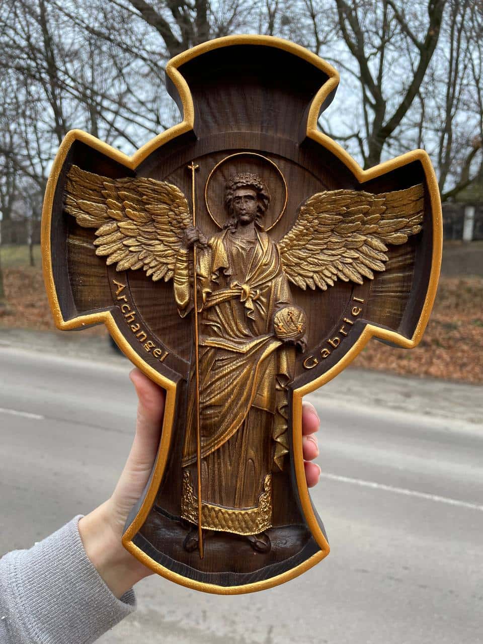 Saint Gabriel the Archangel Art - Kozak Work Shop