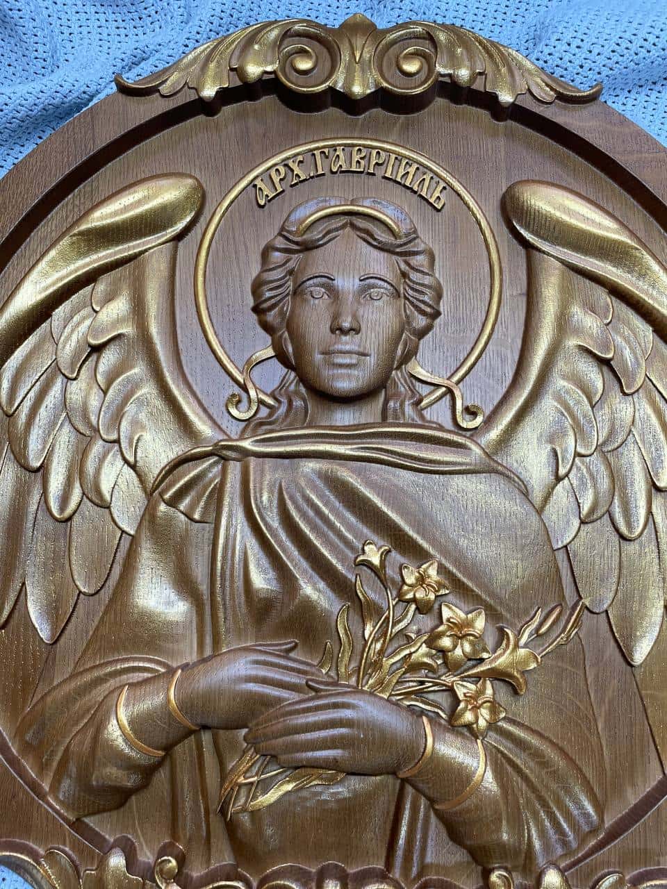 Gabriel Angel Wooden Statue