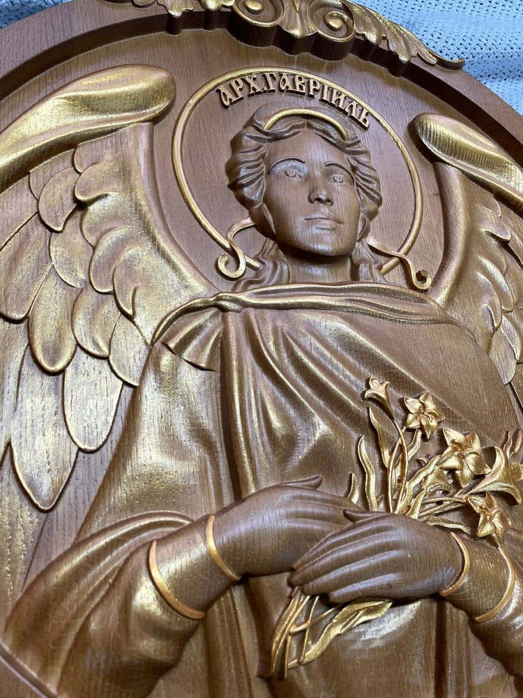 Gabriel Angel Wooden Statue