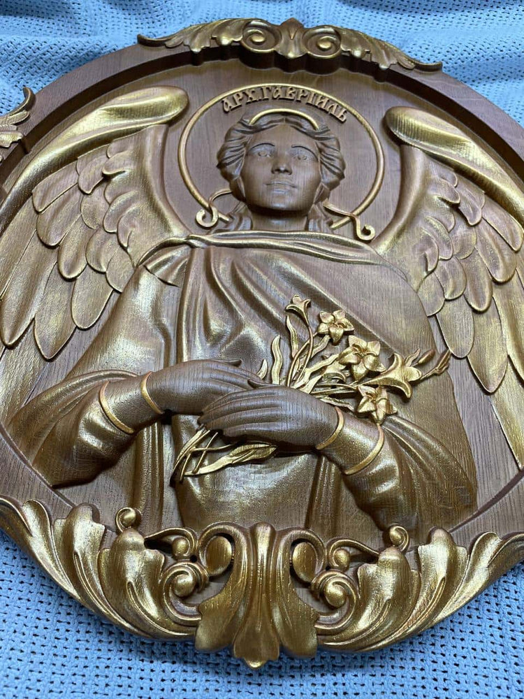 Gabriel Angel Wooden Statue